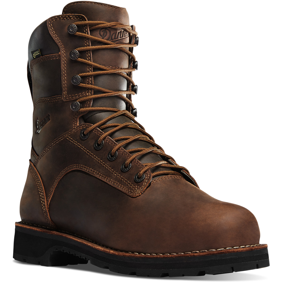 Danner Workman 8 Dark Brown Work Boots Mens - South Africa 18240WINR